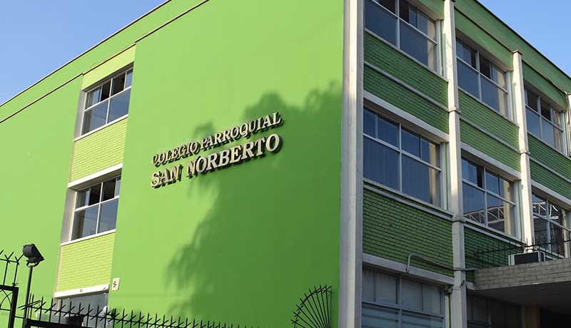 Fachada colegio san norberto
