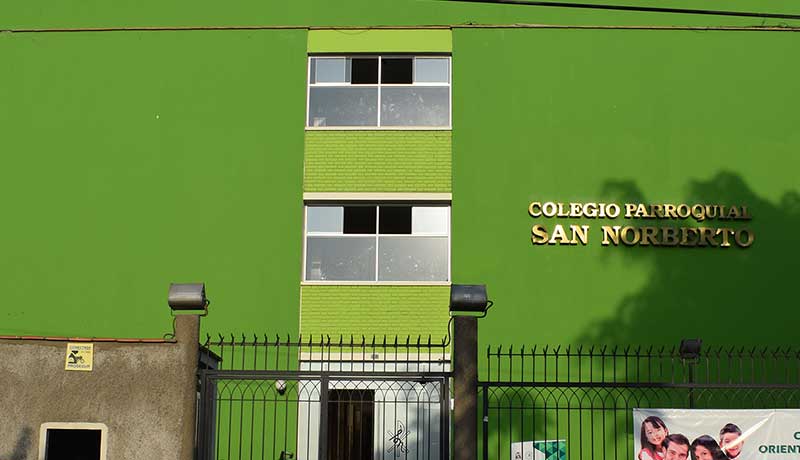 Fachada colegio san norberto